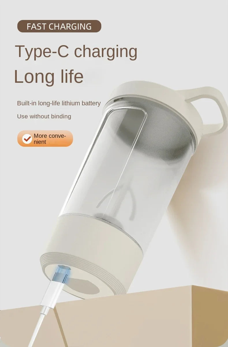 Xiaomi Self-Stirring Shaker Cup USB Charging Shaker Cup for Protein Shake Meal Replacement Shake Portable Sport Mixing Cup 450ml