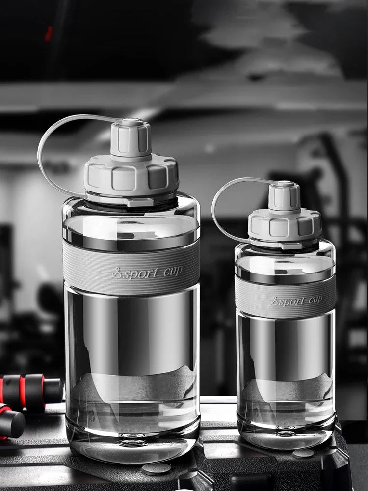 1.5/2 Liter Big Water Bottle with Straw 1.5/2L Large Capacity  Gym Sports Drinking Bottles BPA Free Fitness. great for gym lover