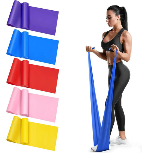 Portable Muscle Stretching Ralaxing Bands Training Resistance Band For Physical Therapy Lower Body Home Strength ElasticExercise