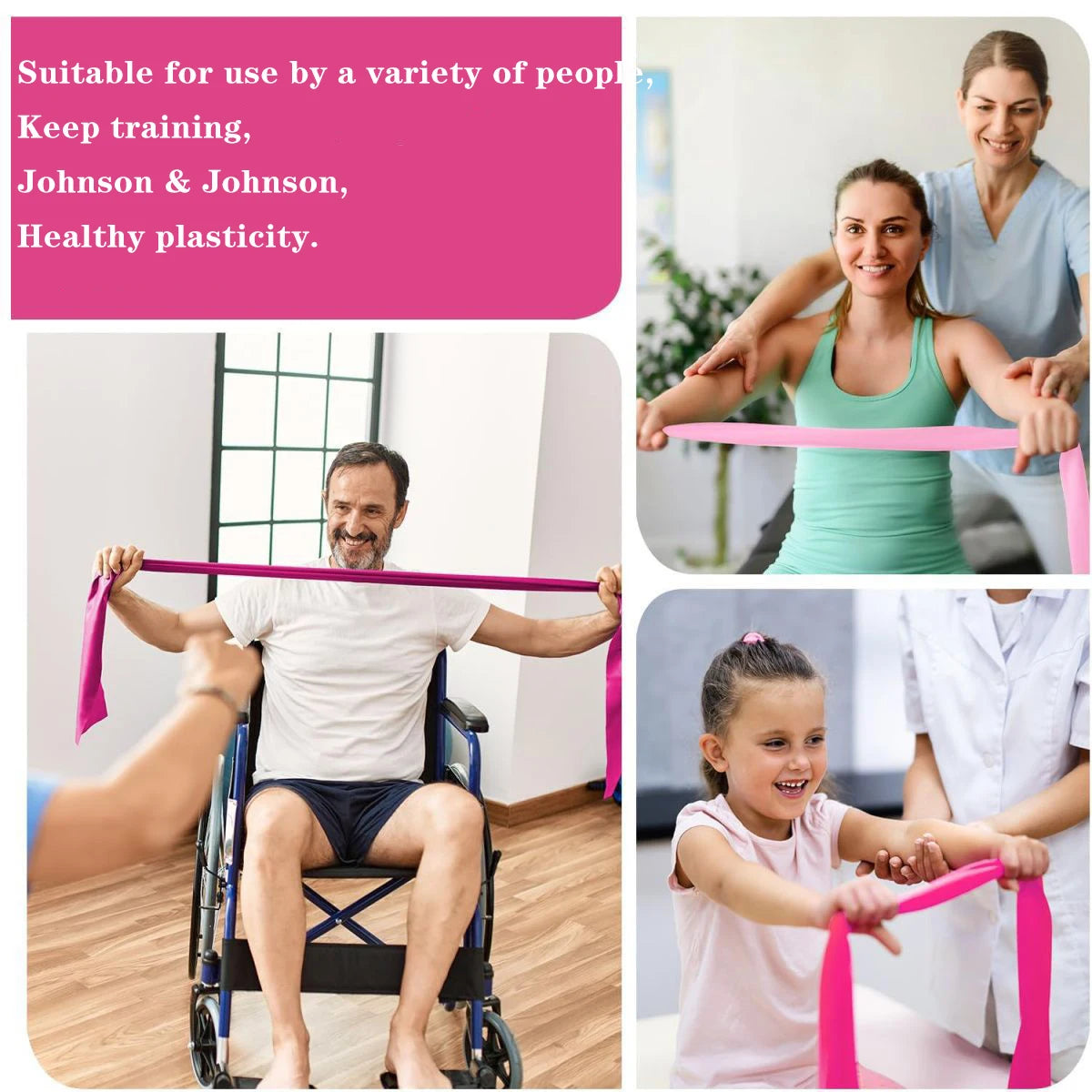 Portable Muscle Stretching Ralaxing Bands Training Resistance Band For Physical Therapy Lower Body Home Strength ElasticExercise