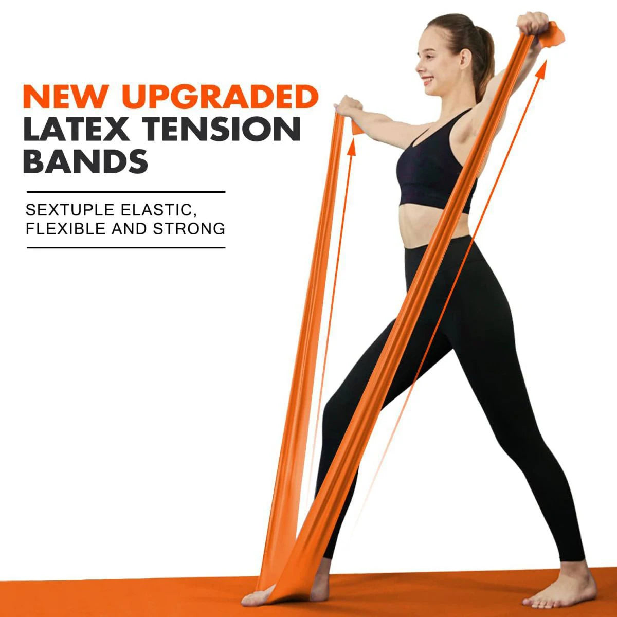 Portable Muscle Stretching Ralaxing Bands Training Resistance Band For Physical Therapy Lower Body Home Strength ElasticExercise