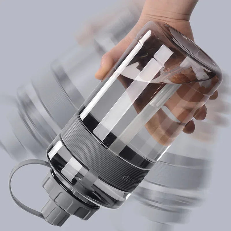 1.5/2 Liter Big Water Bottle with Straw 1.5/2L Large Capacity  Gym Sports Drinking Bottles BPA Free Fitness. great for gym lover